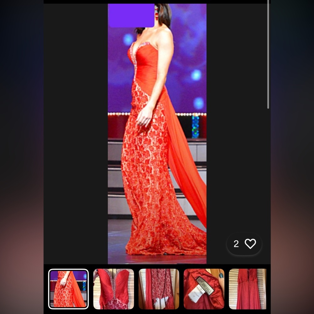 Sherri Hill Strapless Evening Gown - Pageant/Prom/Formal Size 4 ORP $3,700